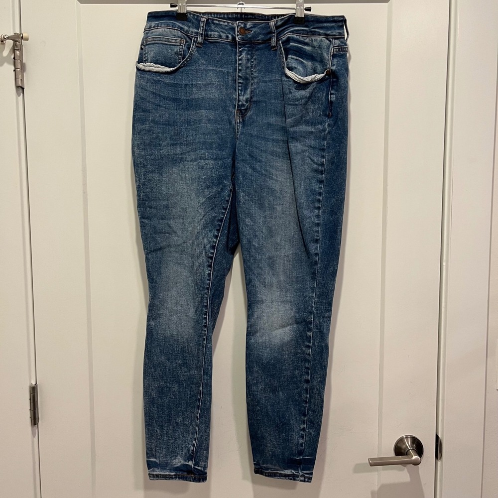 Judy Blue Skinny Fit Jeans Medium Wash High Rise JB88158 Womens 18W